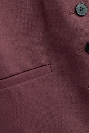 Women - Business waistcoat - regular fit - bordeaux