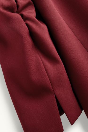 Femei - Blazer office - regular fit - bordo