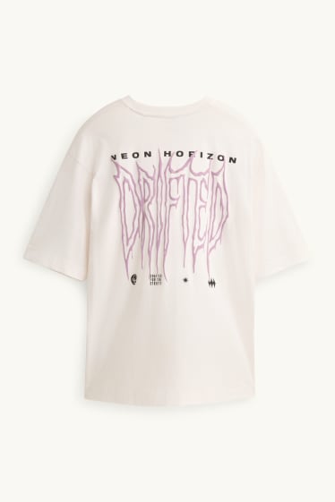 Hommes - T-shirt - Oversize - blanc