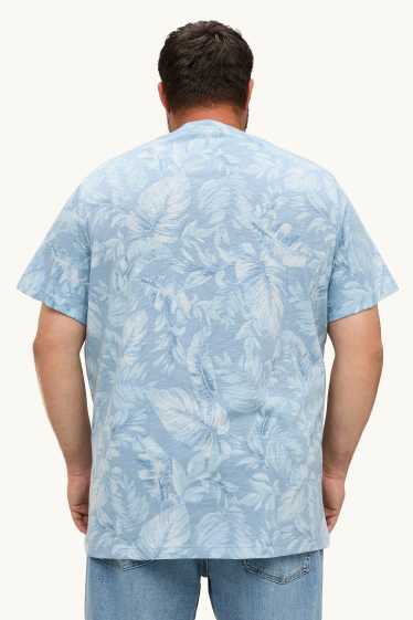 Home - Samarreta de mànigues curtes - regular fit - estampada - blau clar