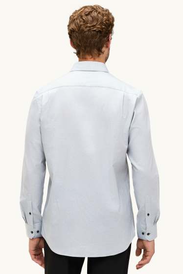 Men - Business shirt - regular fit - kent collar - easy-iron - green