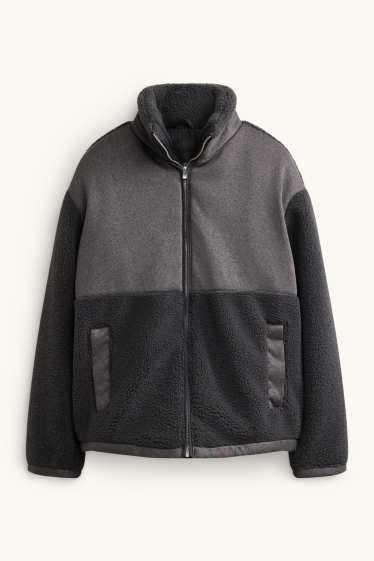 Hommes - Veste en polaire - gris foncé
