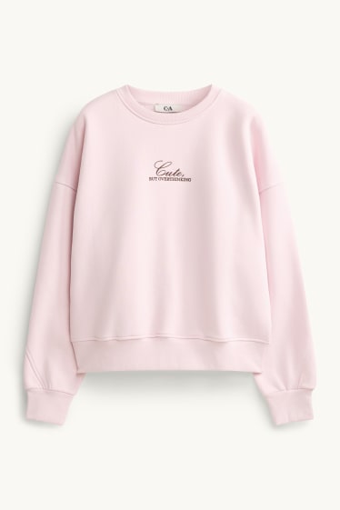 Femmes - Sweat - rose tendre