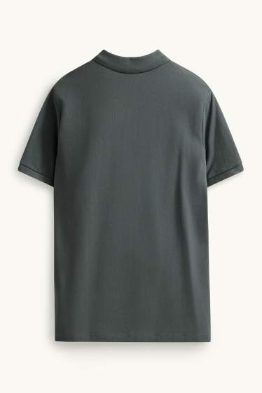 Uomo - Polo - regular fit - grigio scuro