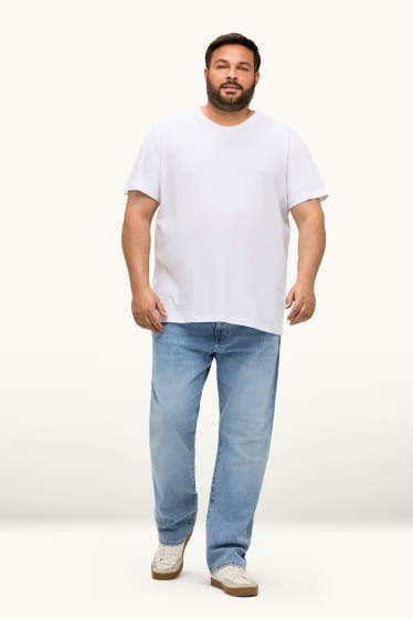 Pánské - Straight jeans - LYCRA® - džíny - modré