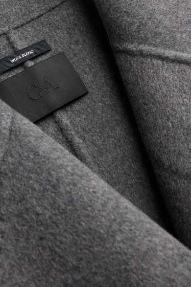 Donna - Cappotto - misto lana - grigio