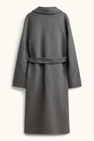 Donna - Cappotto - misto lana - grigio