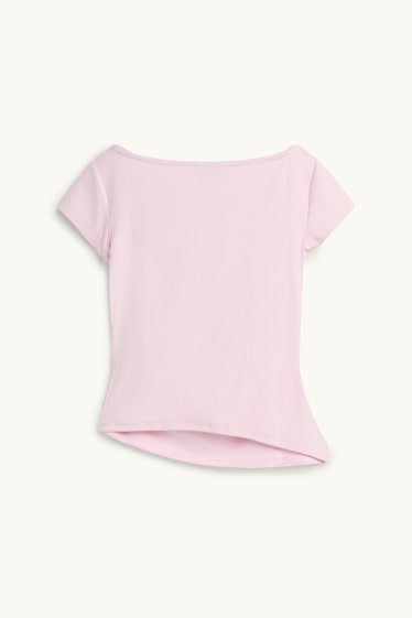 Femei - Tricou - slim fit - roz
