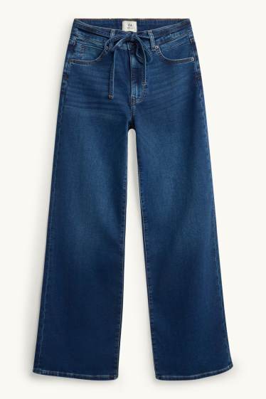 Donna - Jeans a gamba larga - vita media - jog denim - LYCRA® - jeans blu