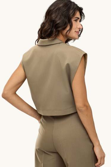 Dona - Armilla formal - regular fit - LYCRA® - beix