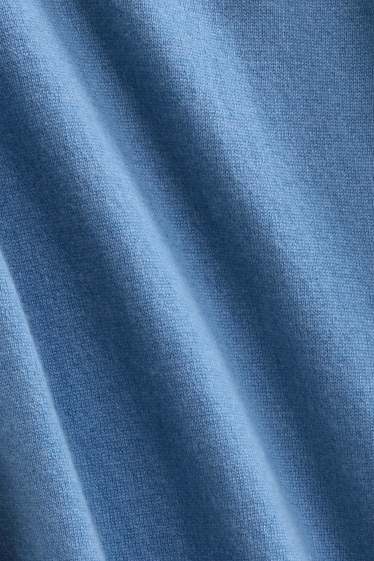 Damen - Kaschmir-Pullover - blau