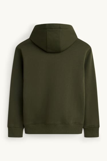Kinder Buben - Hoodie - dunkelgrün