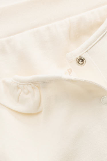 Baby Mädchen - Bärchen - Baby-Sweatshirt - cremeweiss