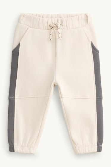 Baby Buben - Baby-Jogginghose - grau / beige