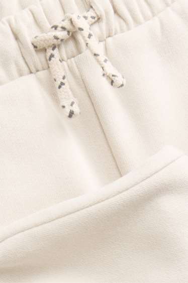 Baby Buben - Baby-Jogginghose - grau / beige