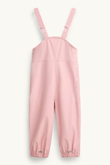 Bébés filles - Pantalon de pluie pour bébé - imperméable - rose