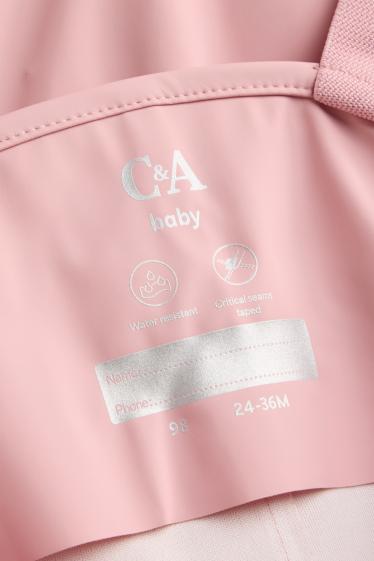 Bébés filles - Pantalon de pluie pour bébé - imperméable - rose