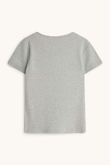 Children Girls - T-shirt - light gray