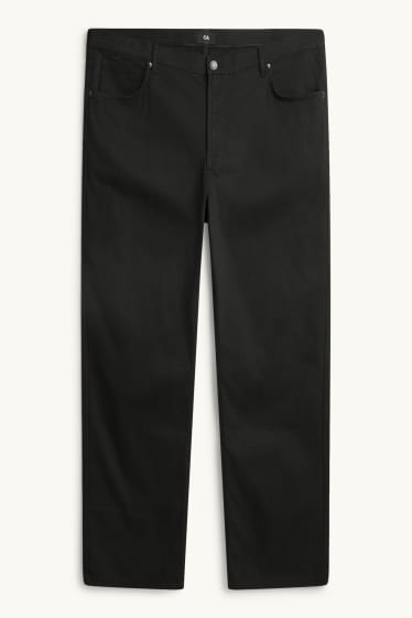 Herren - Hose - Straight Fit - schwarz