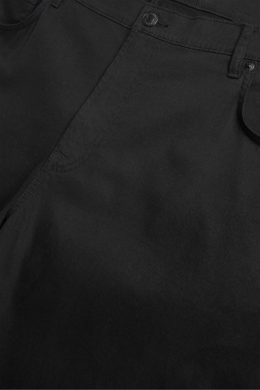 Herren - Hose - Straight Fit - schwarz