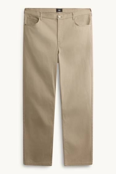 Herren - Hose - Straight Fit - beige