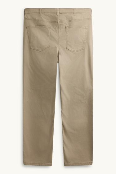 Herren - Hose - Straight Fit - beige