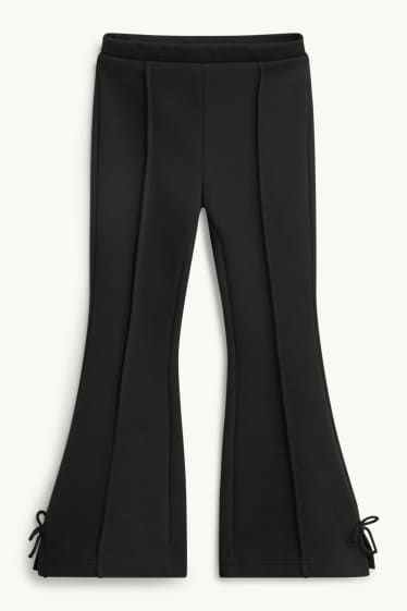 Nena - Leggings acampanats - negre