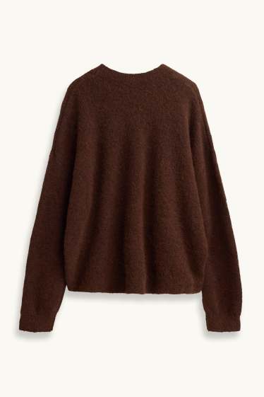 Damen - Pullover - dunkelbraun