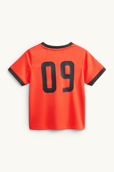 Kinderen: jongens - Nederland - T-shirt - oranje / zwart