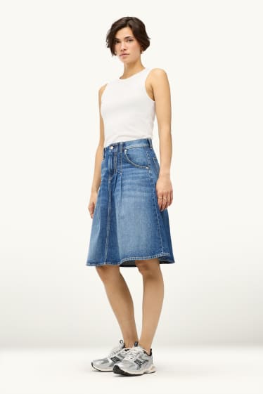 Dames - Spijkerrok - blauw