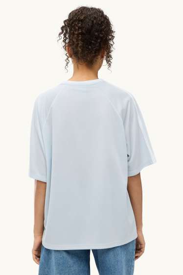 Damen - T-Shirt - Oversized - Cinnamoroll - hellblau