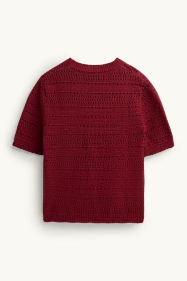 Femei - Pulover - bordo
