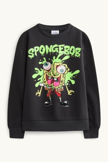 Enfants garçons - Bob l’éponge - sweat - noir