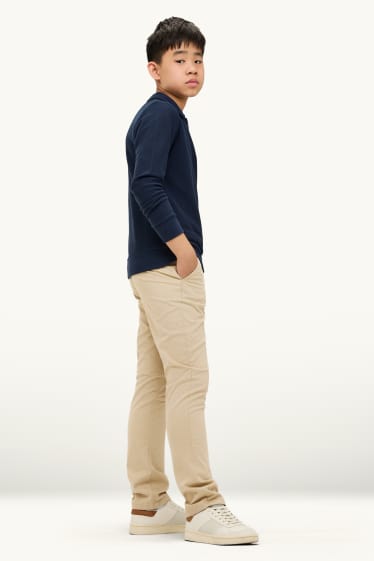 Children Boys - Trousers - beige