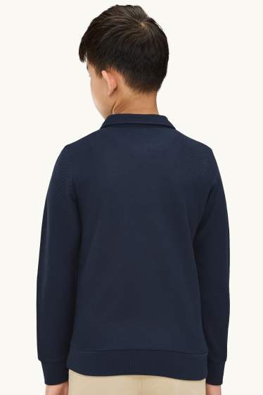 Children Boys - Lion - sweatshirt - dark blue