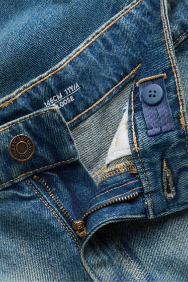Nen - Loose jeans - texà blau