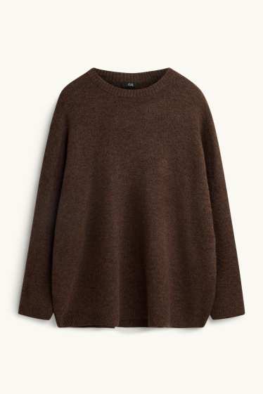 Donna - Maglione - marrone scuro