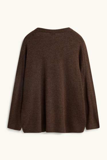 Donna - Maglione - marrone scuro