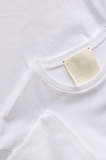 Hommes - T-shirt - regular fit - blanc
