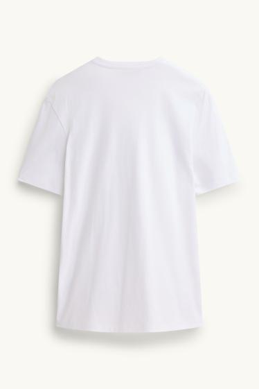 Hommes - T-shirt - regular fit - blanc