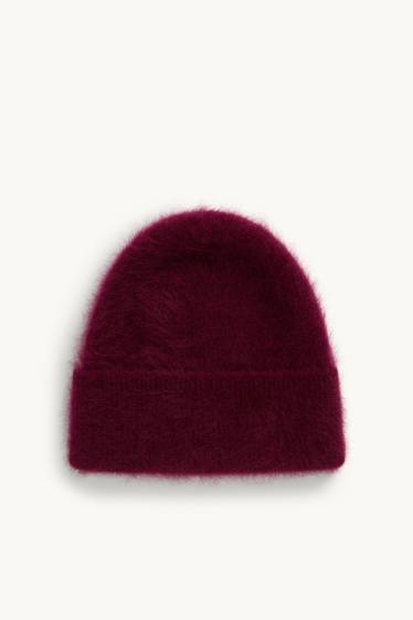 Dona - Gorra de caixmir - bordeus