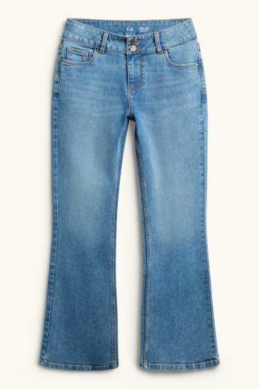 Kinder Mädchen - Bootcut Jeans - LYCRA ® - jeansblau