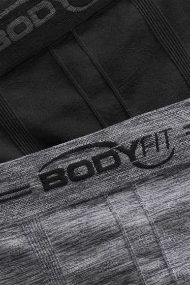 Men - Multipack of 2 - trunks - seamless - gray-melange