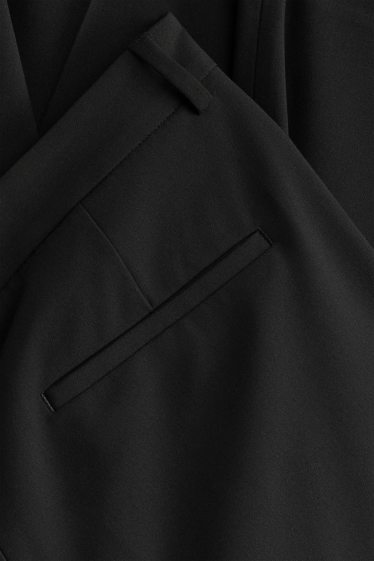 Hommes - Pantalon de costume - relaxed fit - LYCRA® - noir