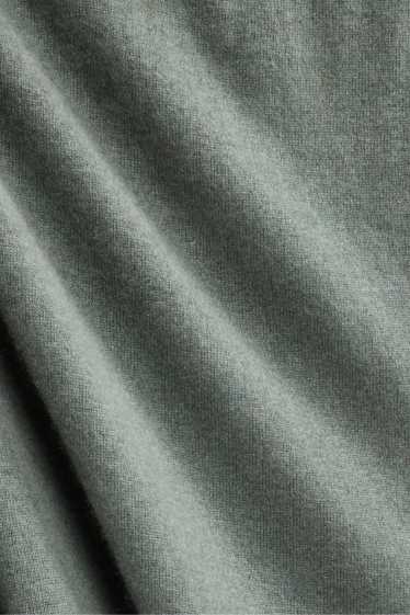 Herren - Kaschmir-Pullover - grün