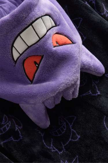 Copii - Băieți - Pokémon - salopetă de fleece cu glugă - gri / mov