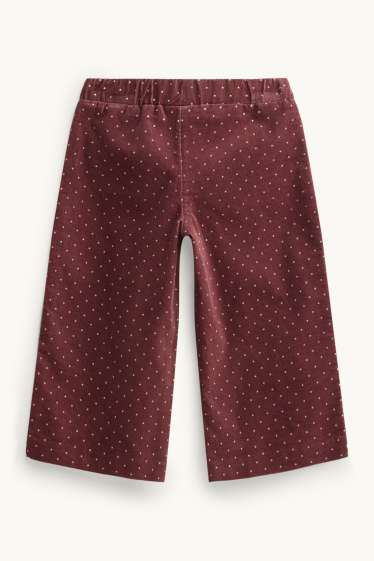 Nena - Cor - pantalons de pana - pantalons tèrmics - de piquets - bordeus