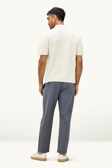 Men - Trousers - relaxed fit - gray