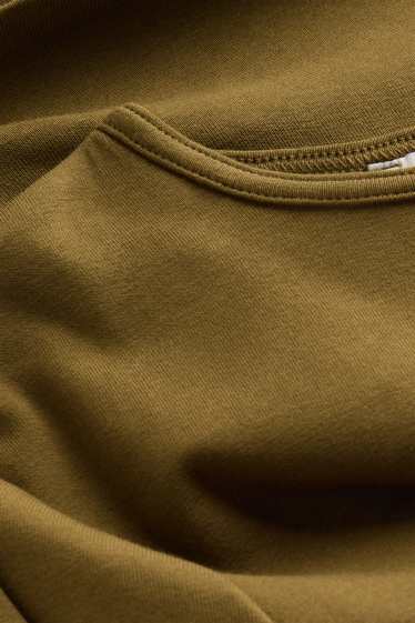 Damen - Langarmshirt - Slim Fit - grün