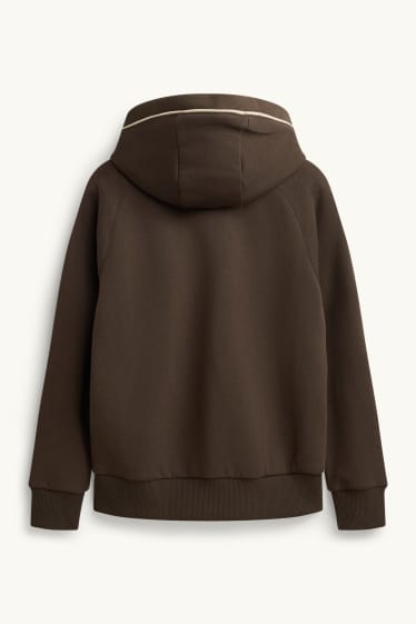 Bambini - Felpa con cappuccio - marrone scuro